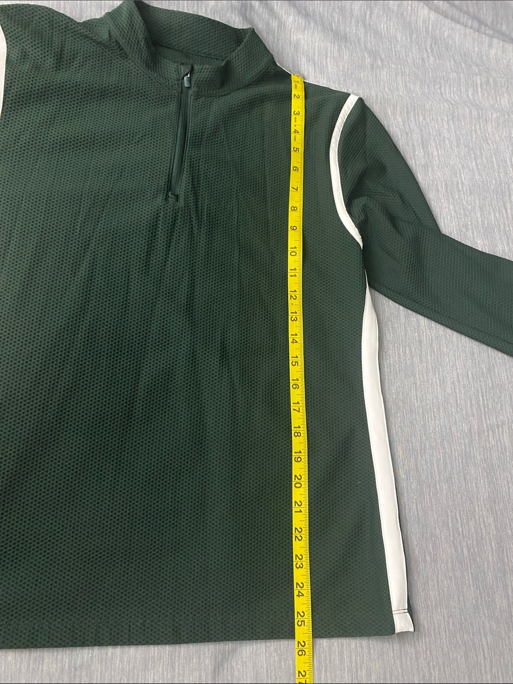 Tory Burch Sport Performance Reflective-Stripe Quarter-Zip Pullover XL $198 - Picture 15 of 15